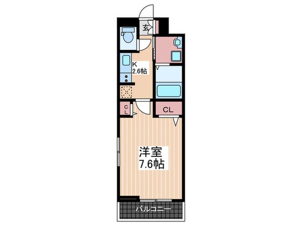 レイル　ヤード　中山　Ⅰの物件間取画像